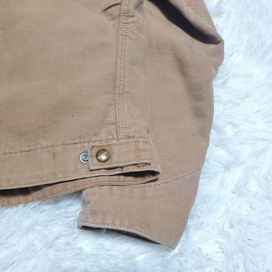 80s　星タグ　カーハート　デトロイトジャケット　ブラウン 6BLJ