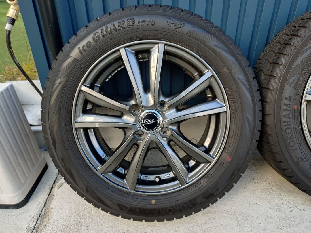 良品 185/60R15 2021 22年製 ヨコハマ スタッドレス 2本分①