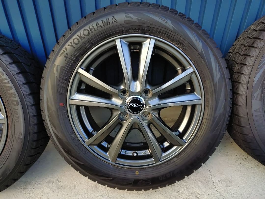 良品 185/60R15 2021 22年製 ヨコハマ スタッドレス 2本分①