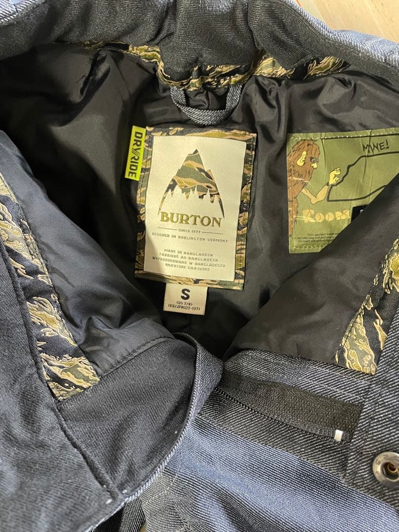 Burton 子ども用スノーボードウェア上下セットSサイズ