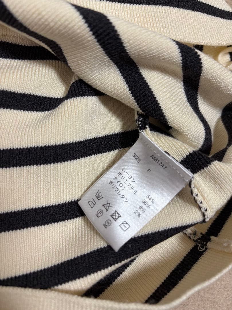 新品 ANDMARY Connie ribbon mini dress IVO