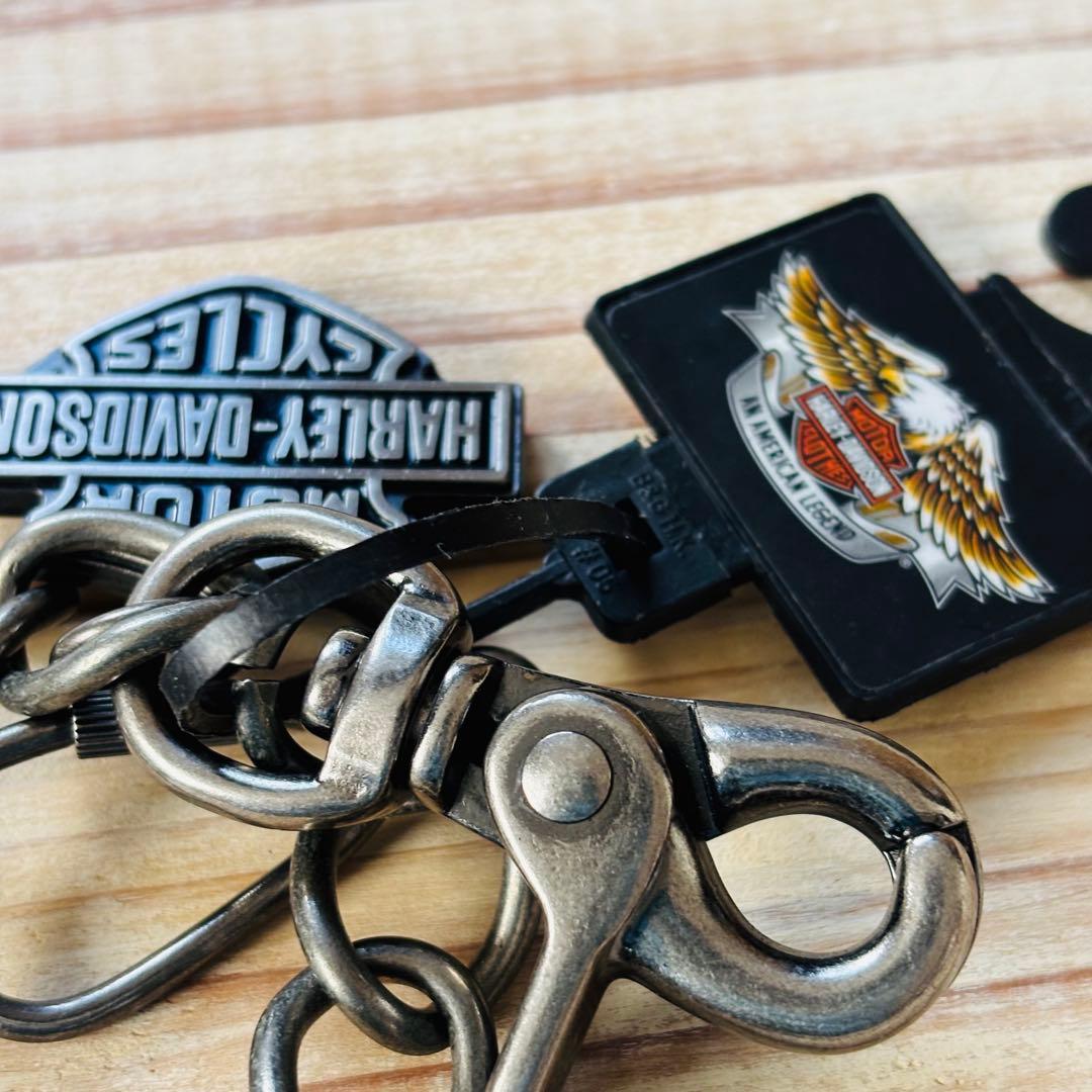 ハーレーダビッドソン ウォレットチェーン スカル morter cycles