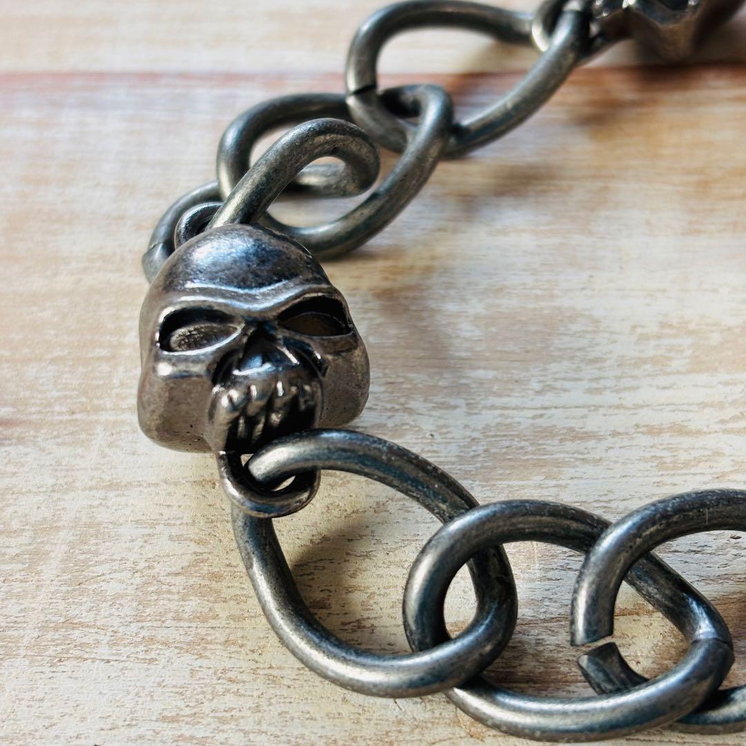 ハーレーダビッドソン ウォレットチェーン スカル morter cycles