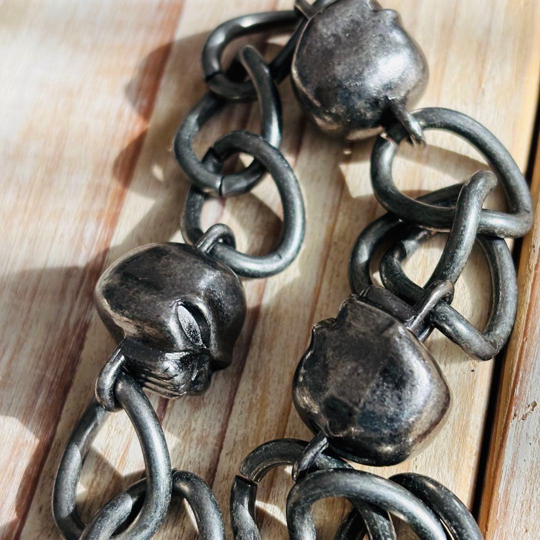 ハーレーダビッドソン ウォレットチェーン スカル morter cycles