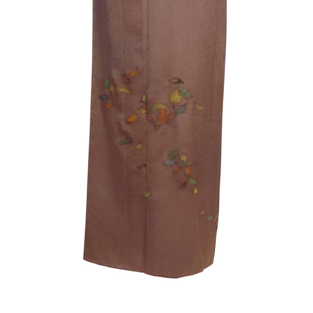 未使用近い 美品　袷　上田紬系 付け下げ 訪問着 フルセット