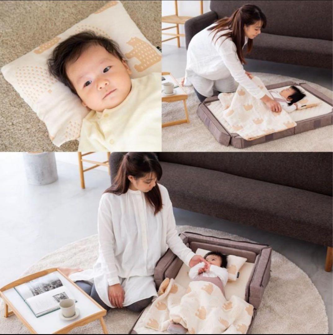 ファルスカ　コンパクトベッドFree メランジブラウン