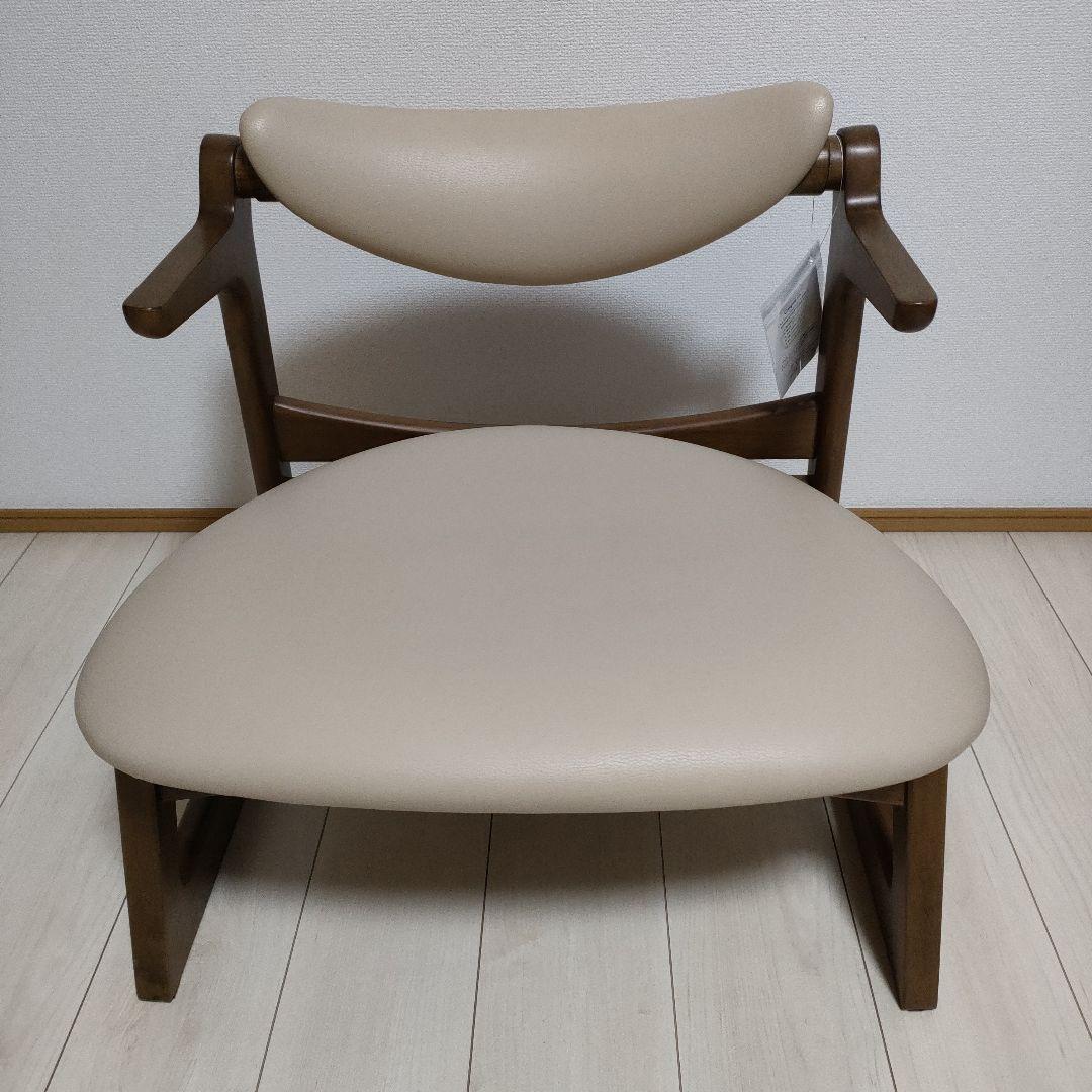 美品 低座椅子 キャスパーチェア CAチェア 300R-BE 天然無垢