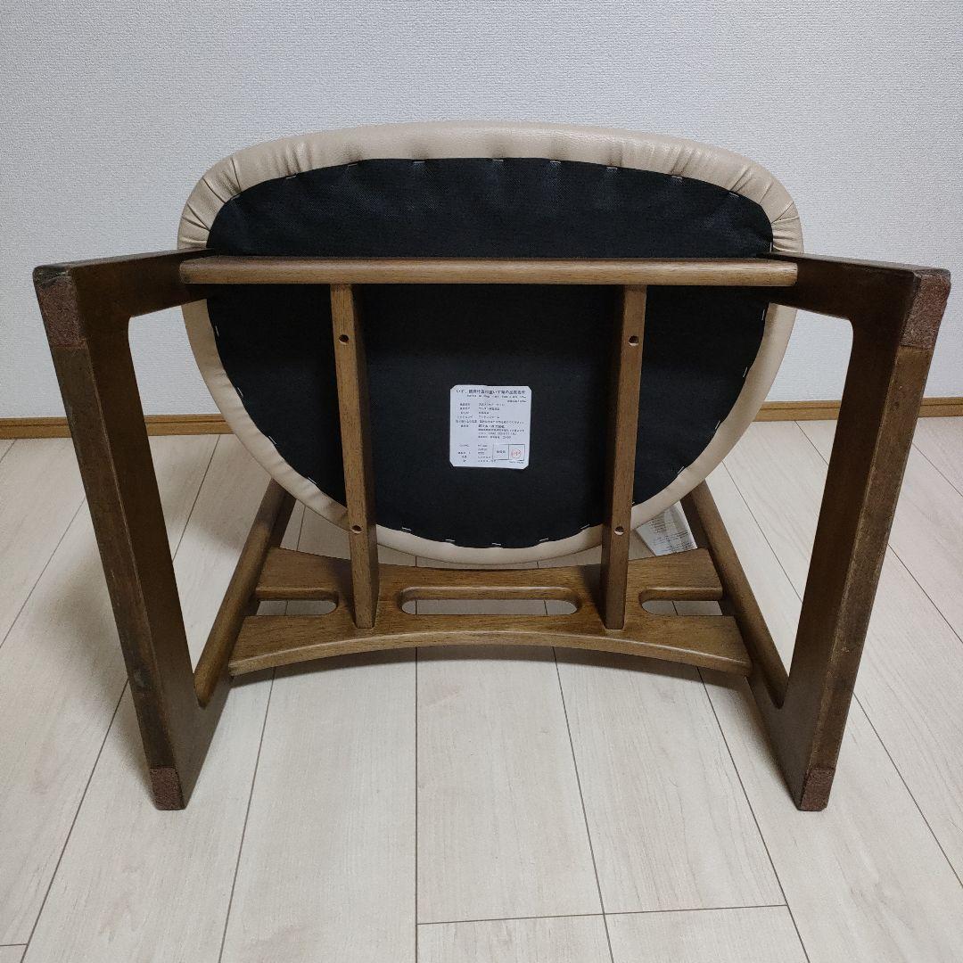 美品 低座椅子 キャスパーチェア CAチェア 300R-BE 天然無垢