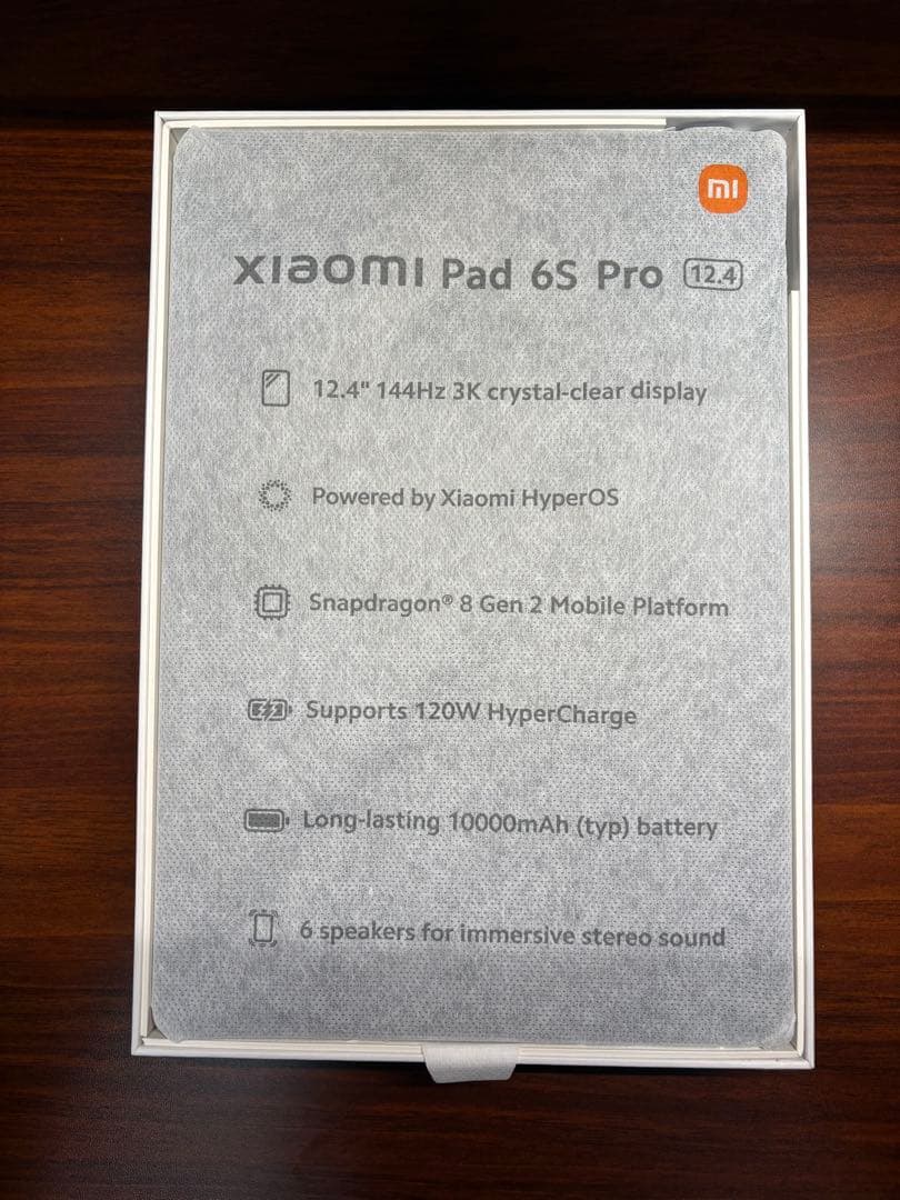 Androidタブレット本体 Xiaomi pad 6s pro 512GB