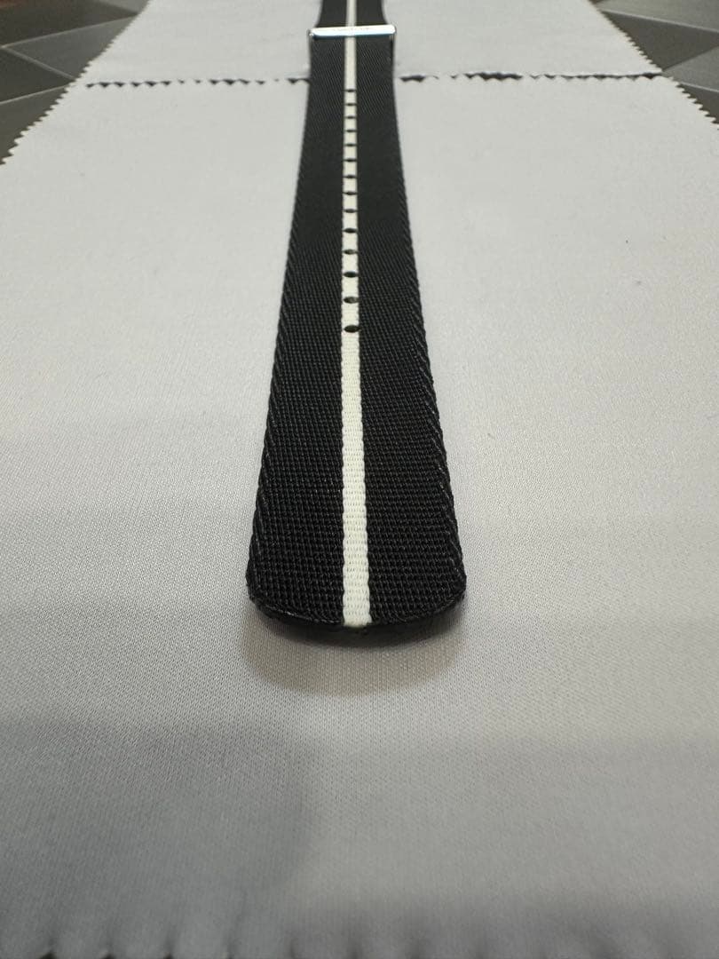 【純正品】オメガ OMEGA NATOストラップ ブラック＆ホワイト