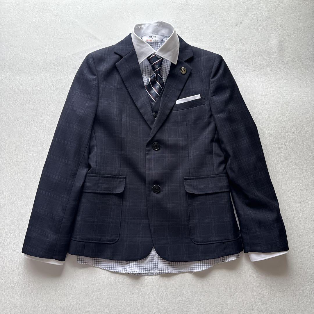waltz by BEAMS DESIGN スーツ 6点セット150㎝　チェック