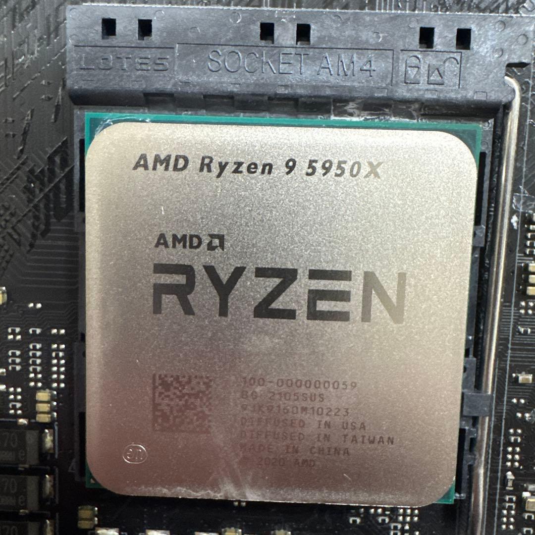 AMD Ryzen 9 5950X + ROG B550-I CPUセット