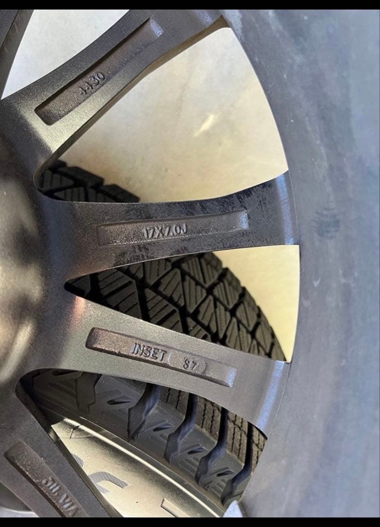 225/65R/17BRIDGESTONE DM-V3スタッドレスホイールセット