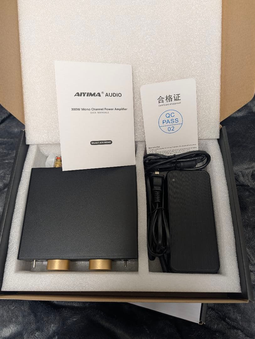 Aiyima A70 Mono 1CH パワーアンプ 2台セット