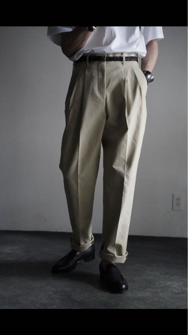 maatee&sons 俺のチノパン　薄BEIGE マーティーアンドサンズ