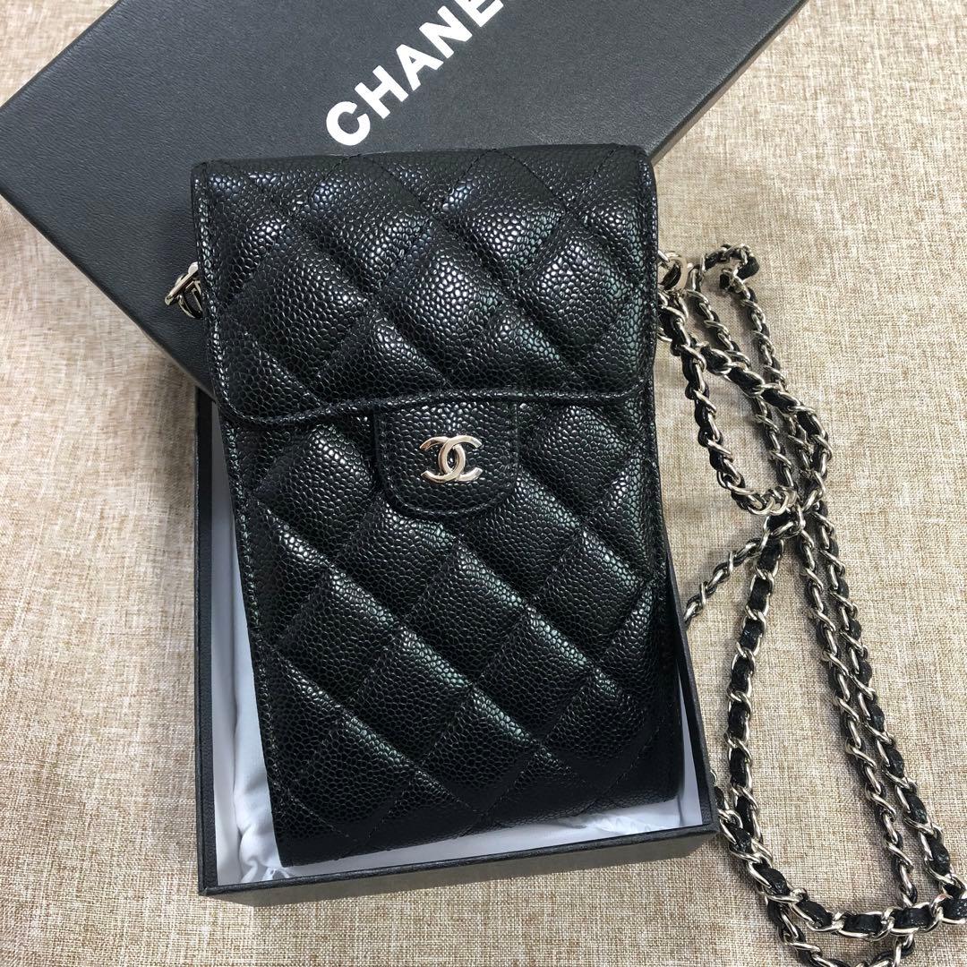 VIP限定 ノベルティ CCロゴ スマホショルダーポーチ ブラック