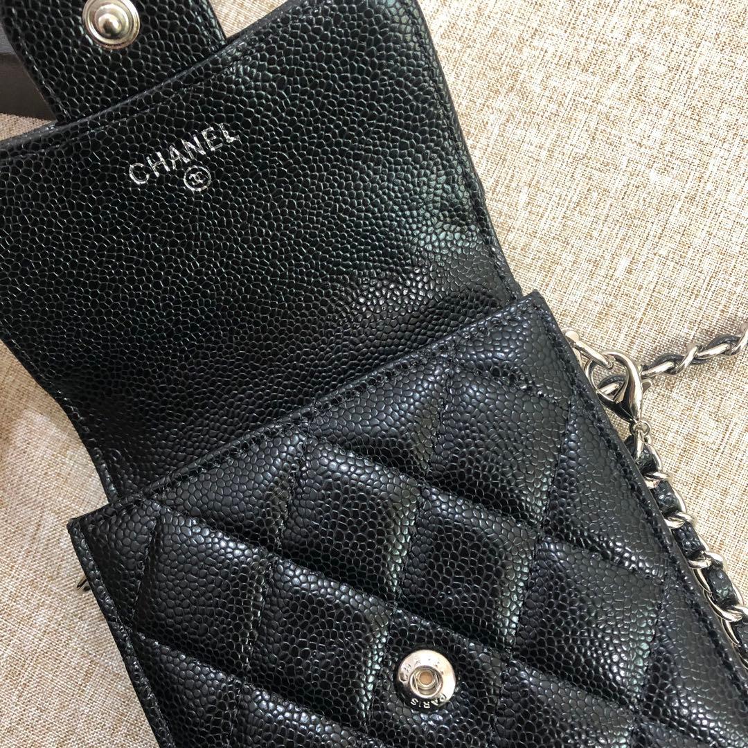 VIP限定 ノベルティ CCロゴ スマホショルダーポーチ ブラック