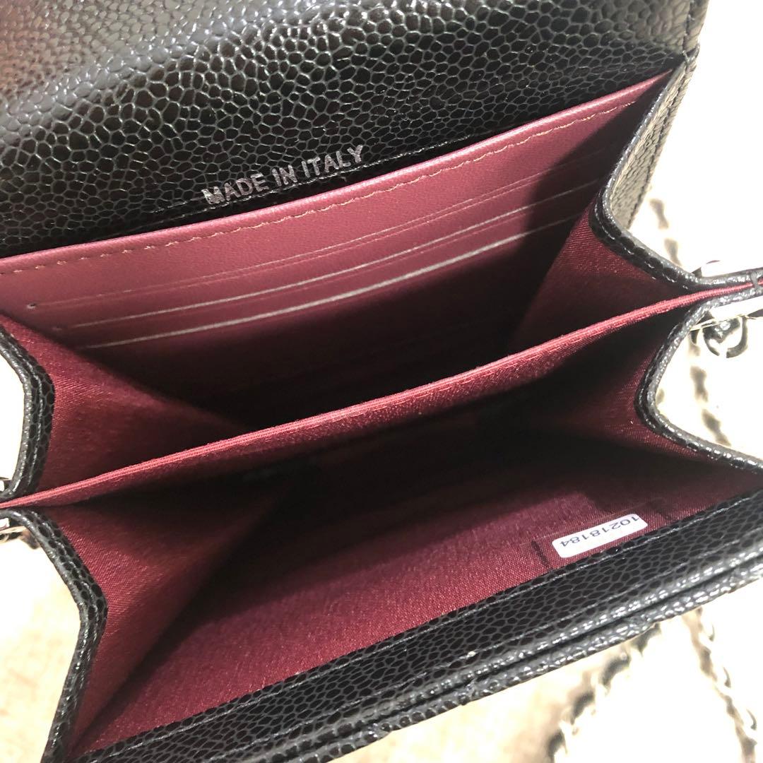 VIP限定 ノベルティ CCロゴ スマホショルダーポーチ ブラック