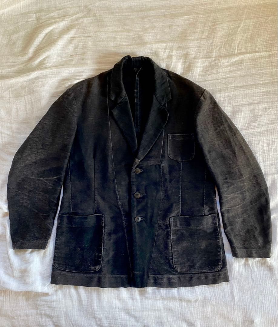 40's ブラックモールスキン　テーラードタイプ