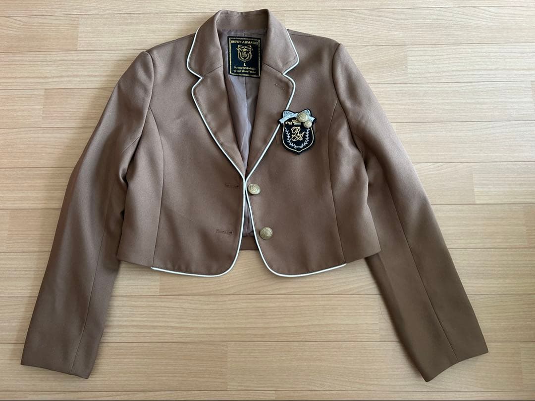 レピピアルマリオ卒服2025 ジャケットL、スカートM、ネクタイ３点セット
