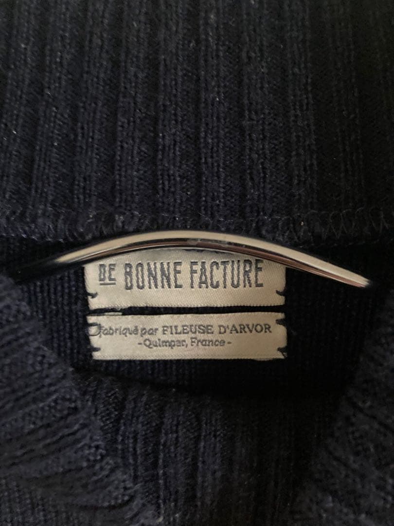 DE BONNE FACTURE デボン・ファクチュール　モックネックニット