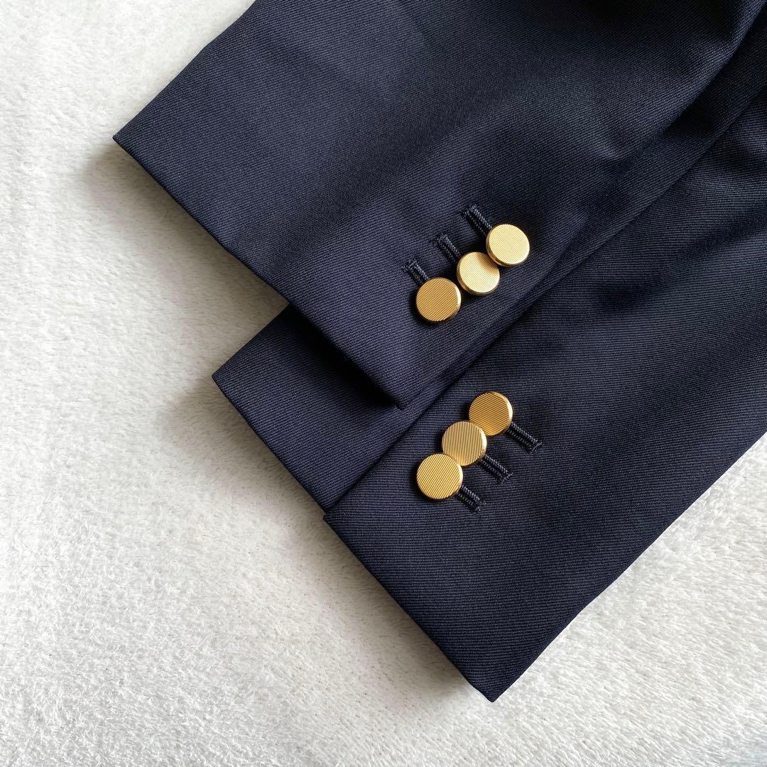 【ほぼ未使用✨】ドゥーズィエムクラス　カシミヤ混　Navy 1B ジャケット