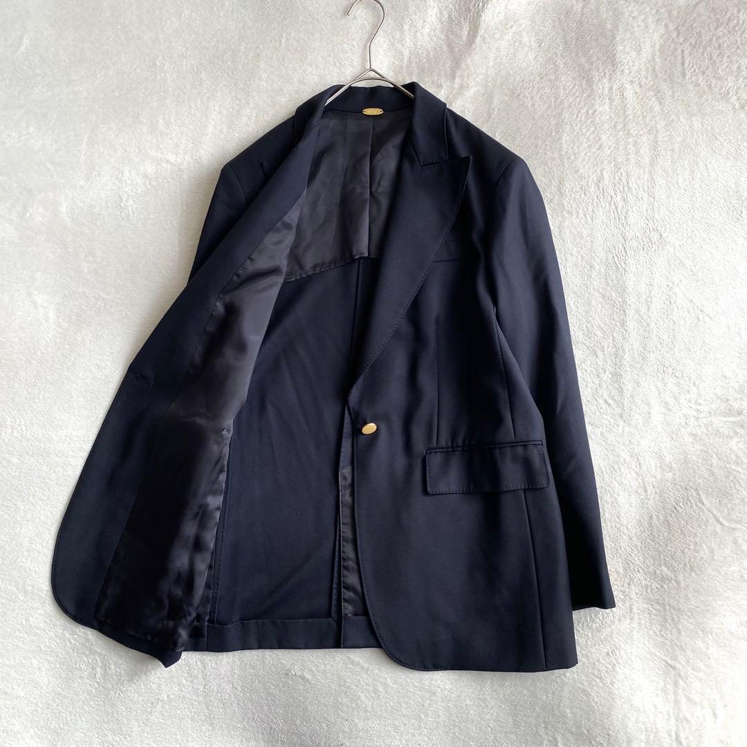 【ほぼ未使用✨】ドゥーズィエムクラス　カシミヤ混　Navy 1B ジャケット