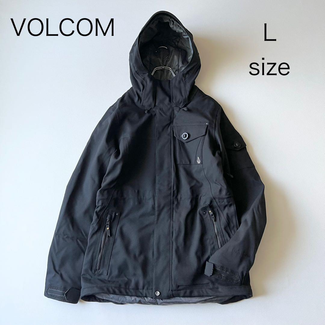 3284【美品】ボルコム　ジャケット 中綿入り 無地 スノボウェア レディース