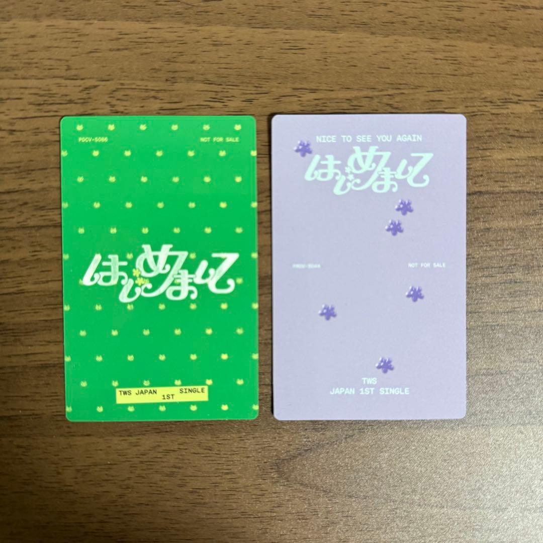 TWS はじめまして weverse シニュ ハンジン ユニット