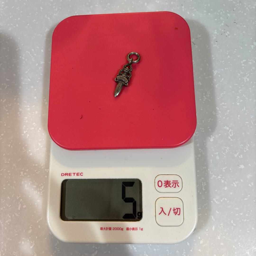 クロムハーツ ダガーチャームペンダント