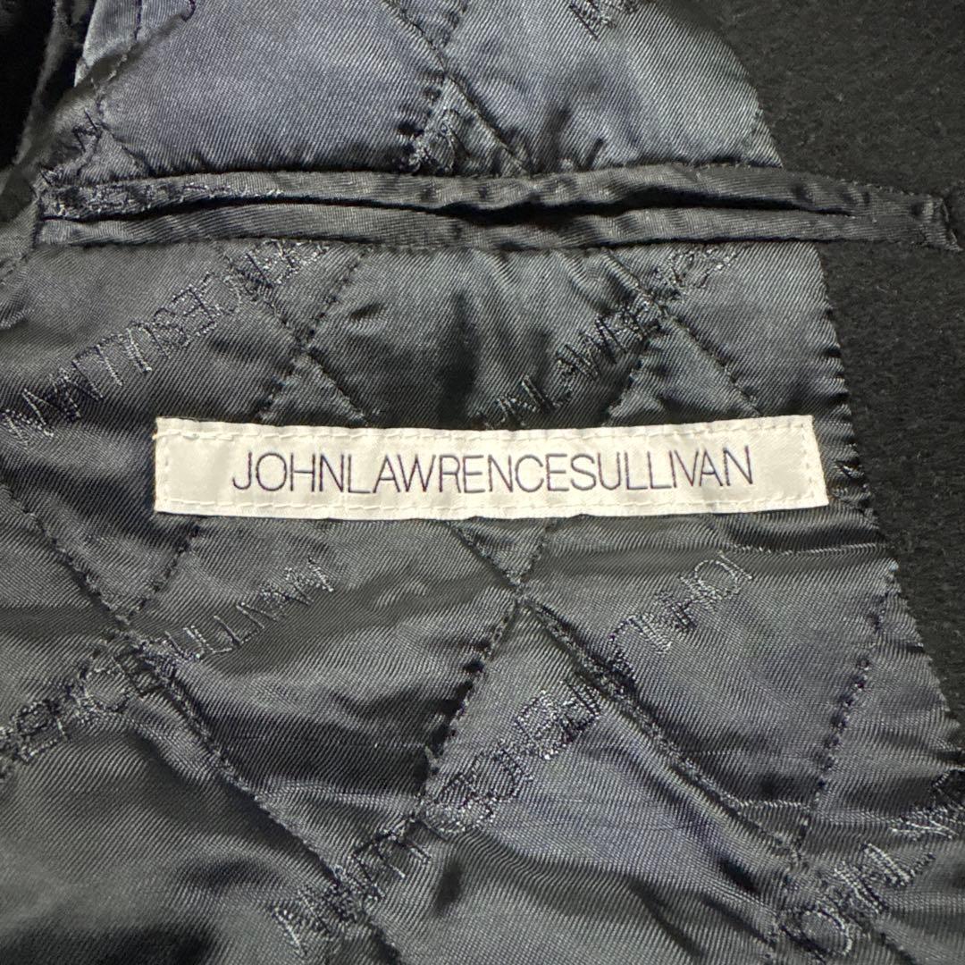 JOHN LAWRENCE SULLIVAN ウール ピーコート ブラック