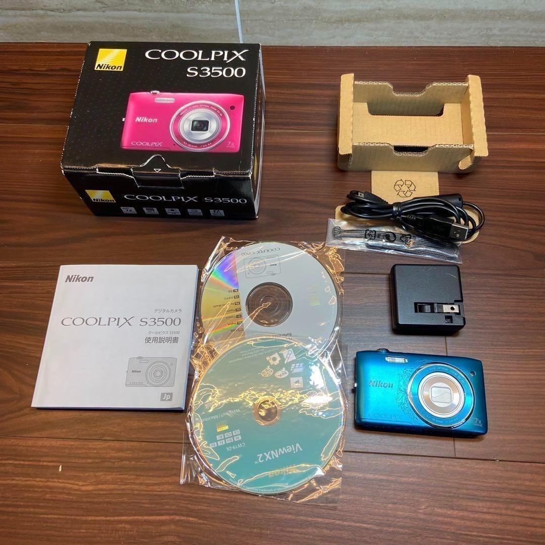 Nikon coolpix S3500 デジカメ ほぼ新品 3335