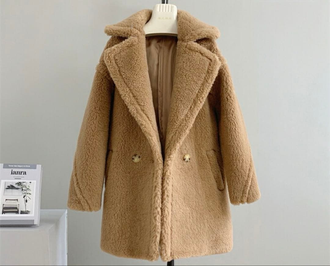 テディベアコート　ブラウン　S