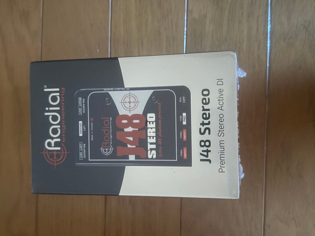 Radial J48 Stereo アクティブDI
