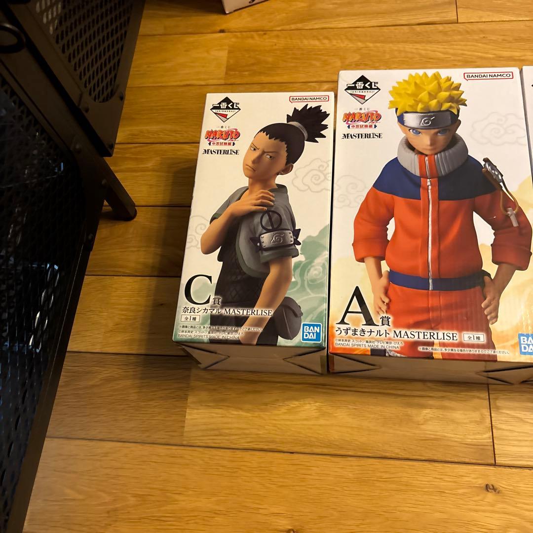 一番くじナルト　シカマル　ナルト　サスケ　ネジ