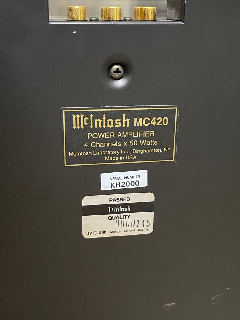 mercy  Mcintosh MC420 マッキントッシュ