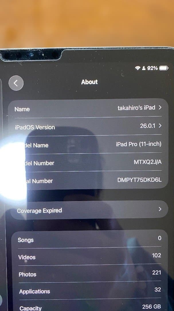 Đ*i様 レ*ー様 iPad Pro 11 256GB everything O