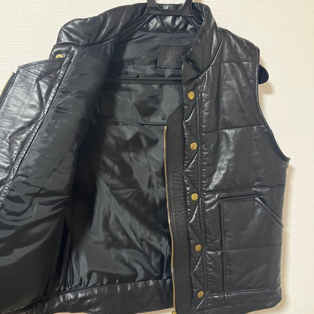 p*3様 CUTRATE 本革 レザーベスト CALEE COOTIE カットレ