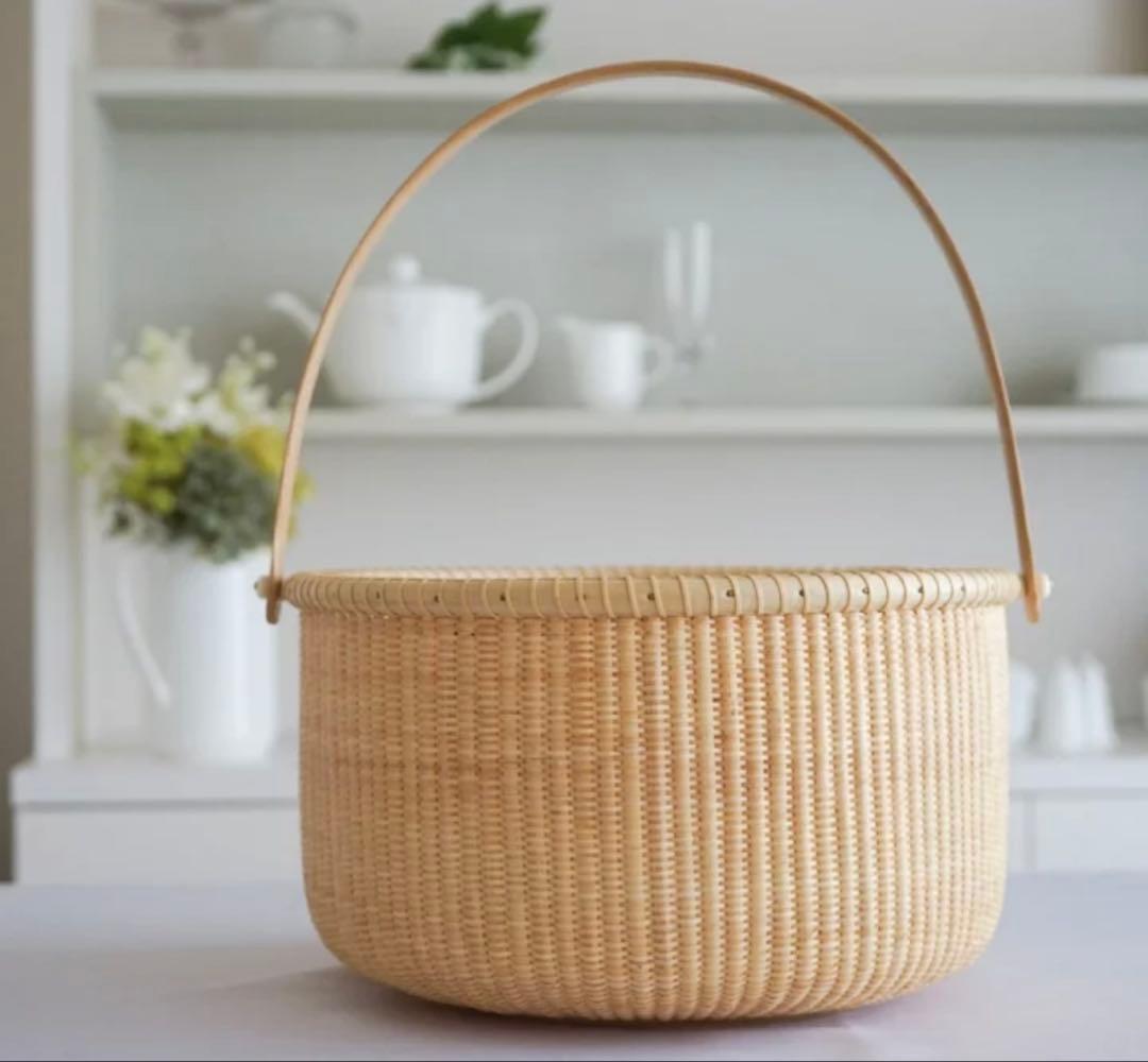 michikoナンタケットバスケット丸型 サイズ・特大