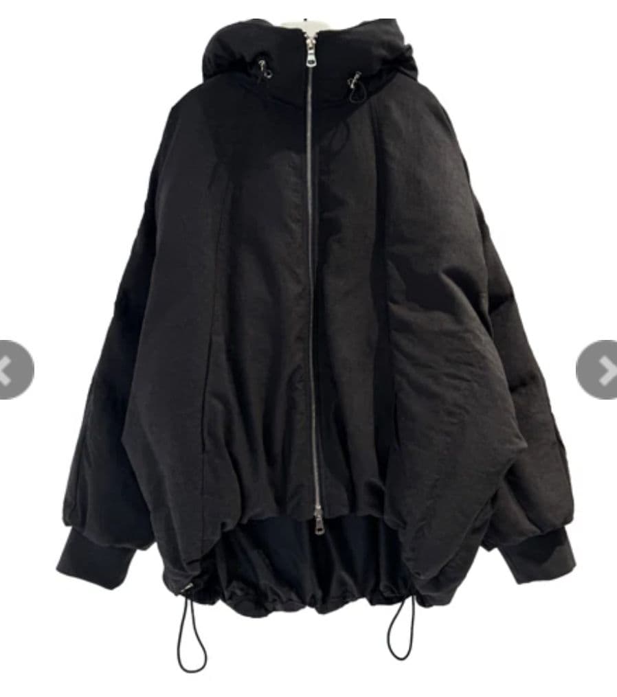 新品　CHIGNON/シニヨン　パフィードルマンCT　中綿コート　ブラック