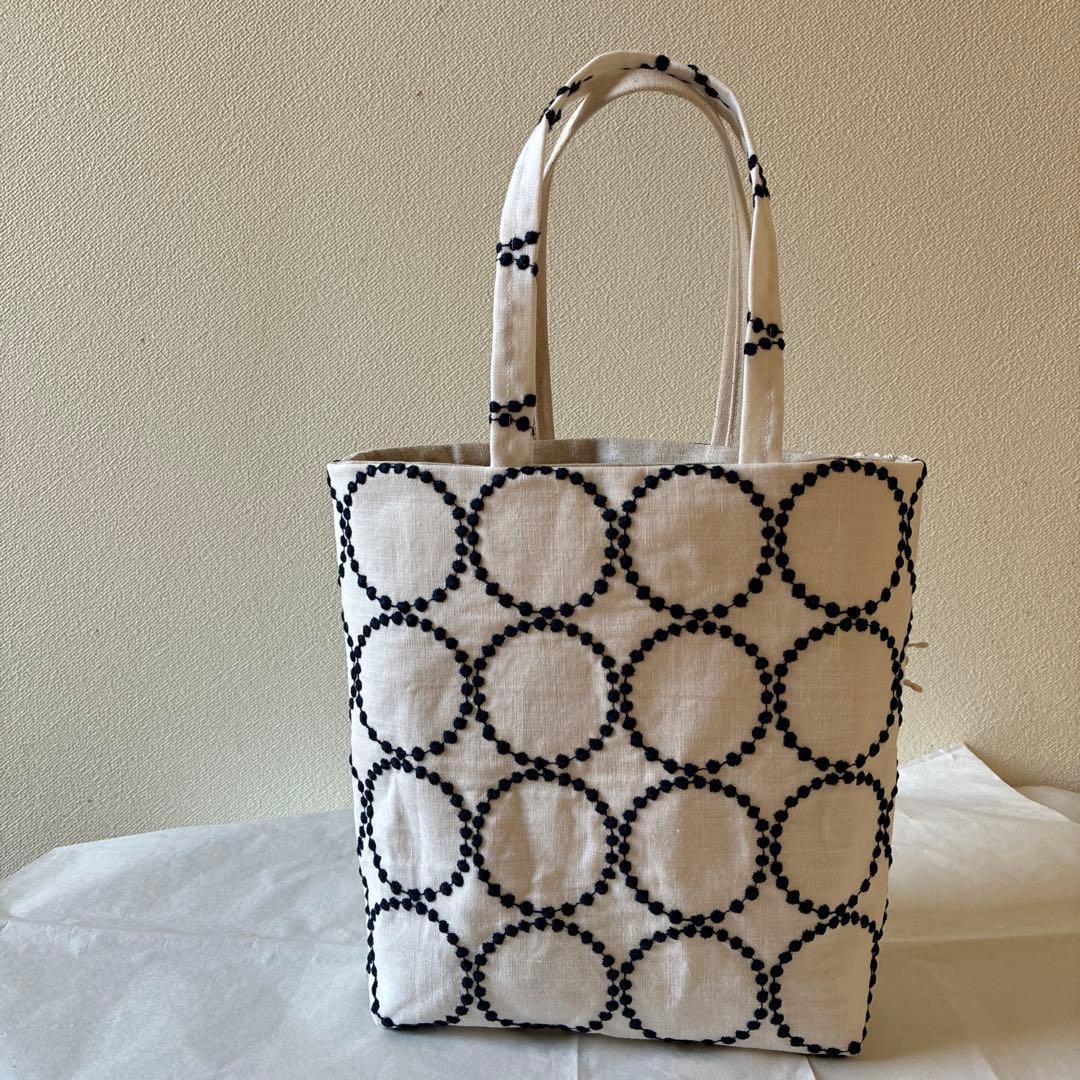 ミナペルホネン 生地使用　twins パッチワークお散歩トートバッグ