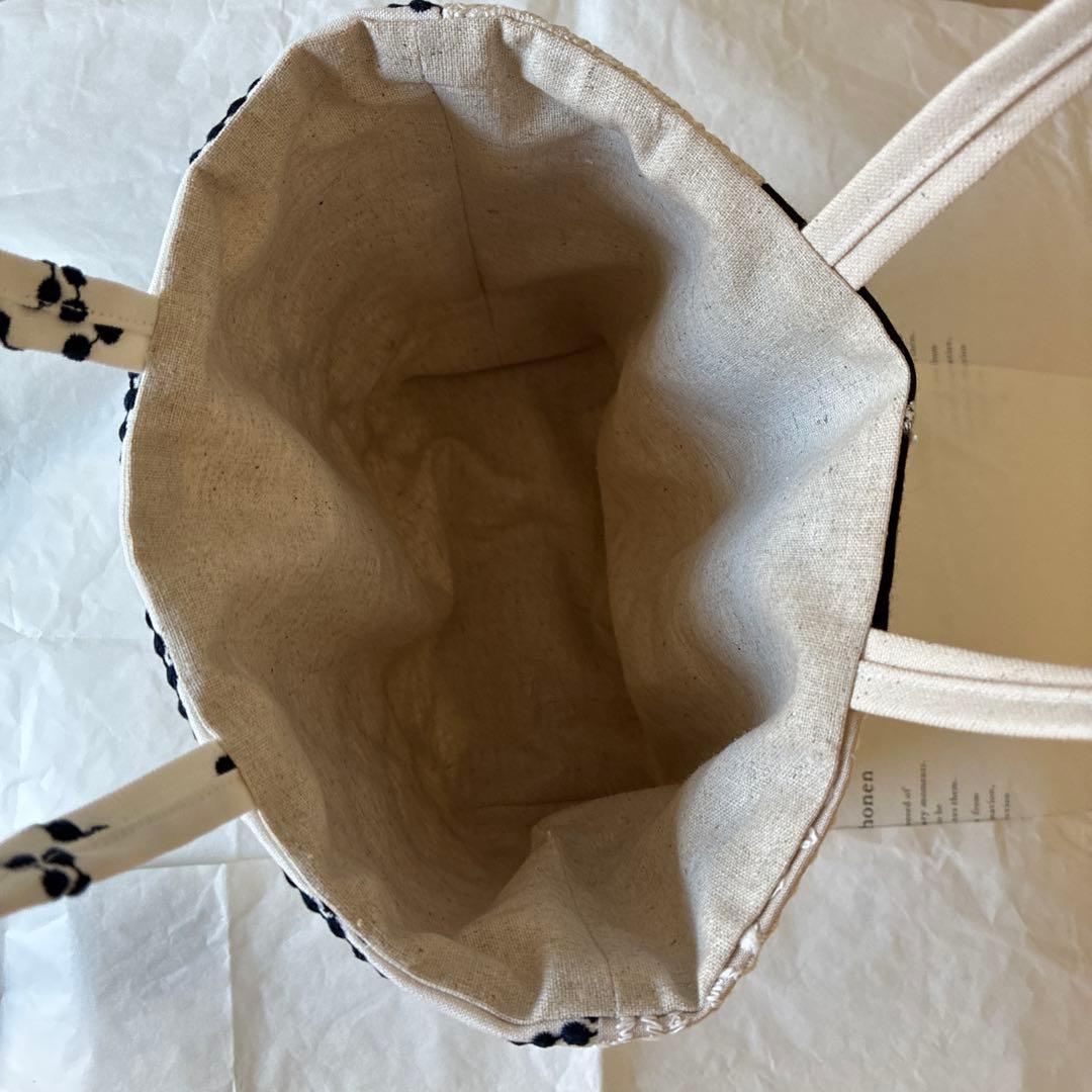 ミナペルホネン 生地使用　twins パッチワークお散歩トートバッグ