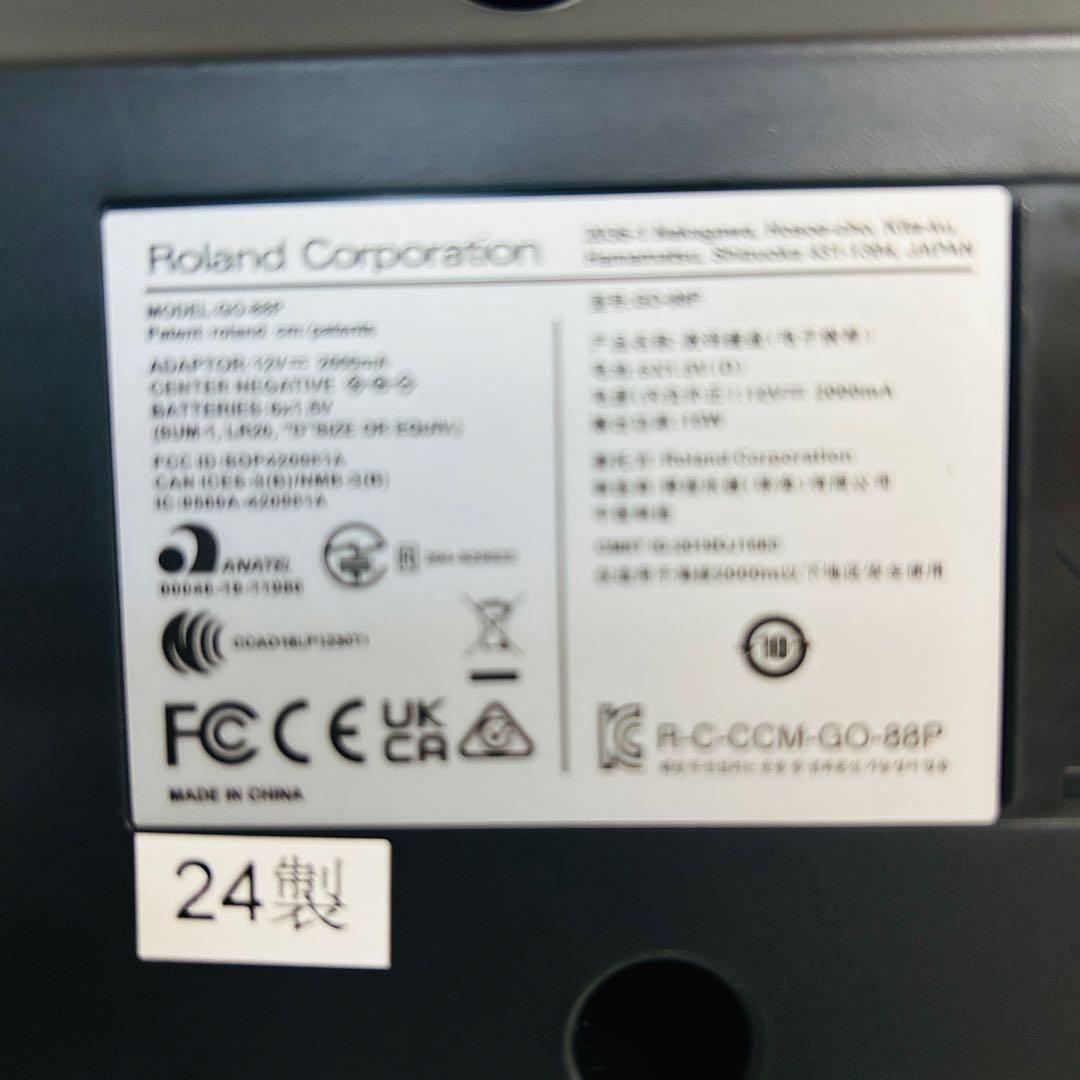 【極美品24年製】電子ピアノRoland GO-88P PIANO88スタンド付