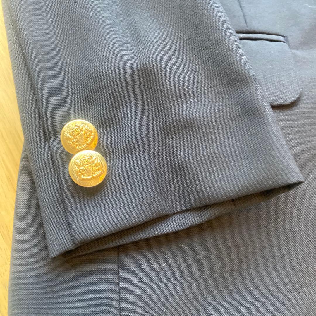 極美品！ネイビー スーツ フォーマル金ボタン付き