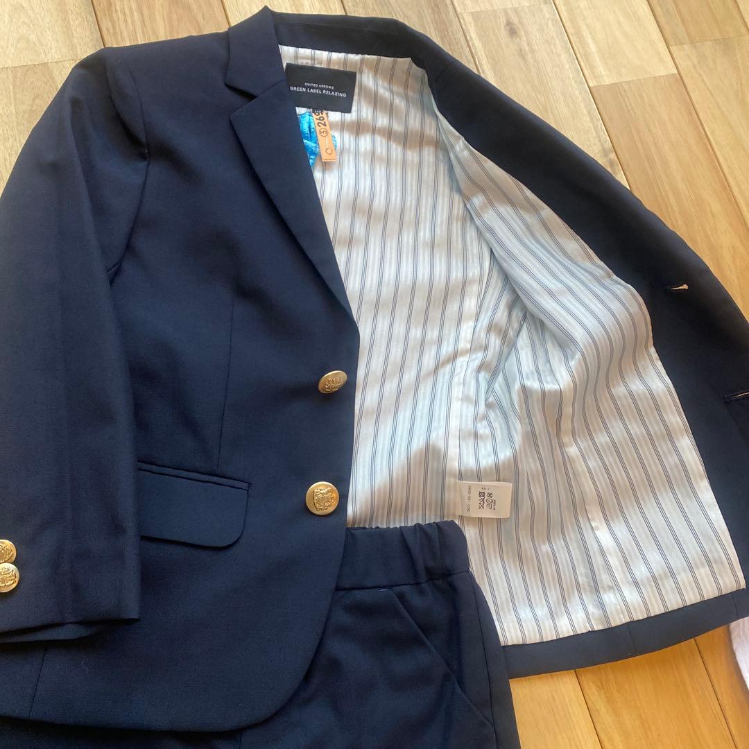 極美品！ネイビー スーツ フォーマル金ボタン付き