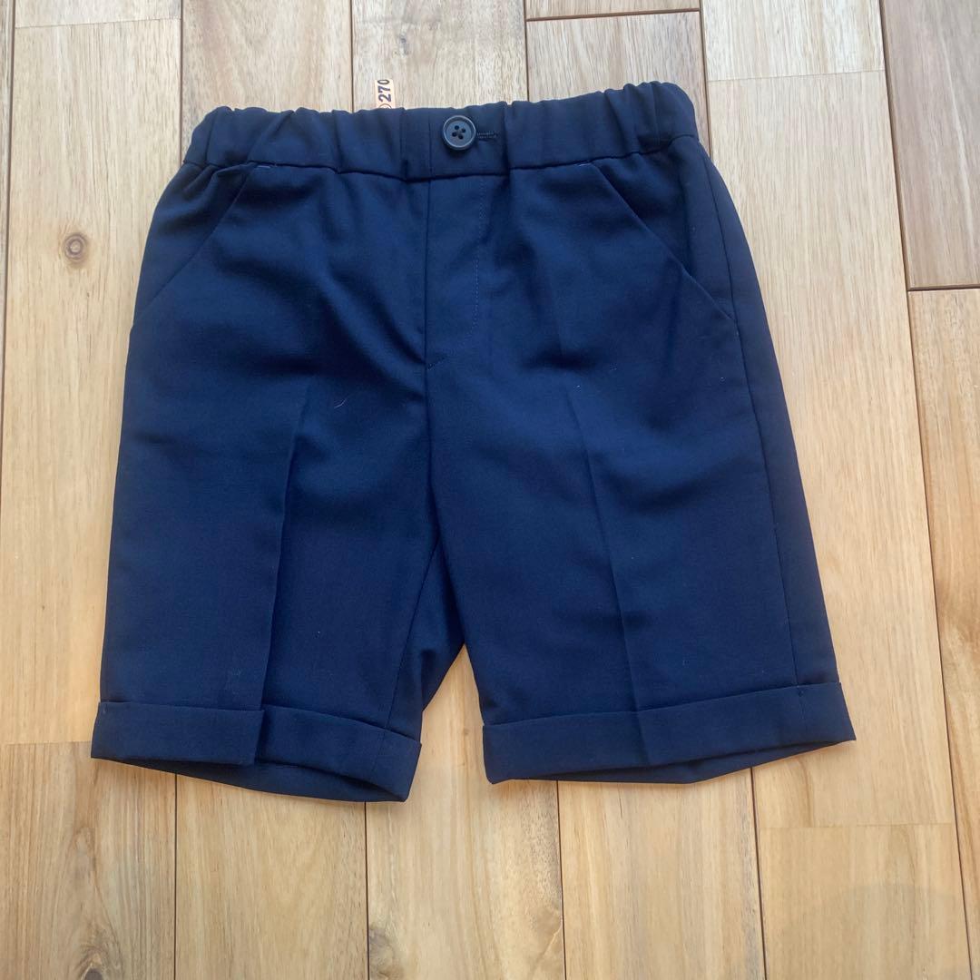 極美品！ネイビー スーツ フォーマル金ボタン付き