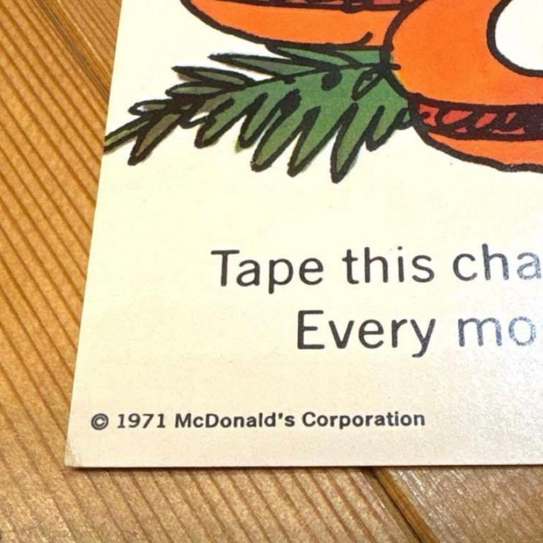 70年代　マクドナルドランド　身長計　ディスプレイ　アメトイ　ロナルド　グリマス