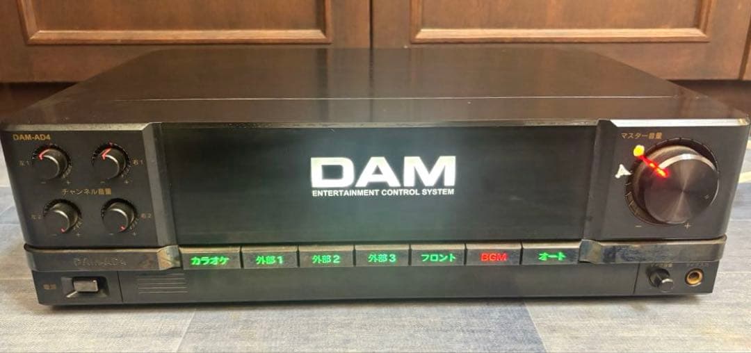N2526 DAM-AD4 デジタルハイパワーアンプ 4チャンネル カラオケ機