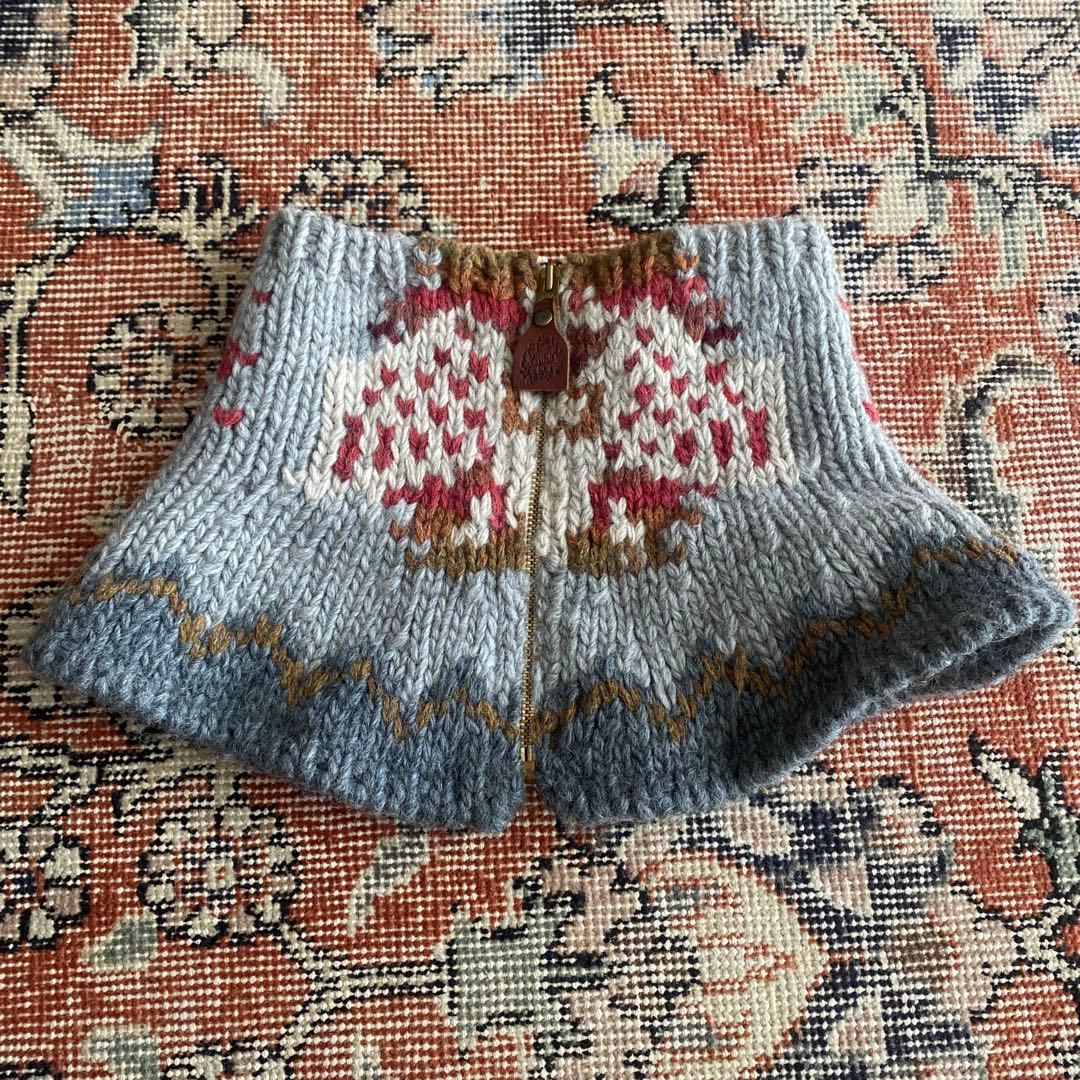 キャピタル　KAPITAL ニットネックウォーマー