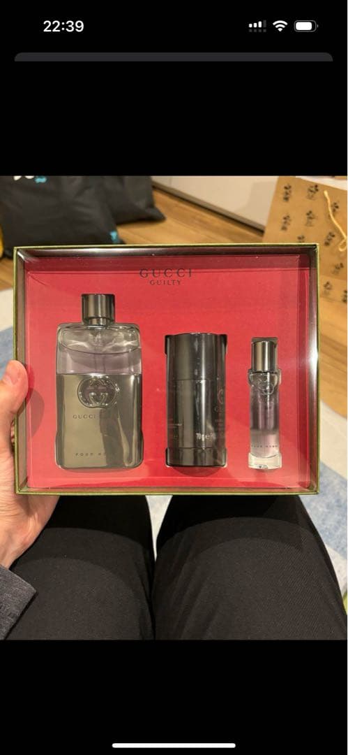 「レティ」 GUCCI グッチギルティプールオム3点セット